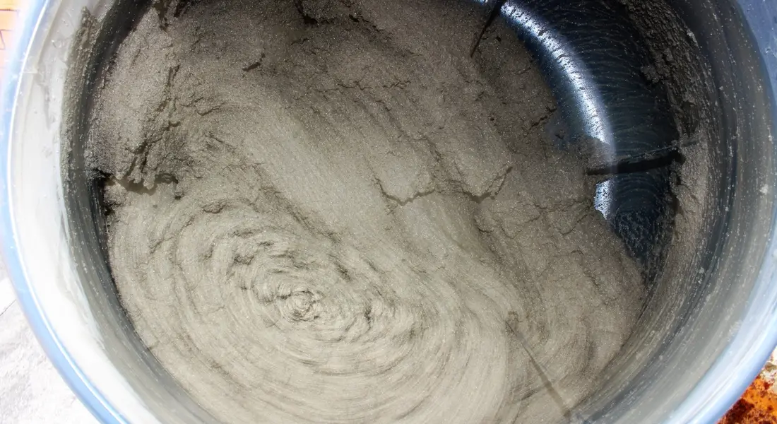 Concrete mix being tested and prepared for a project